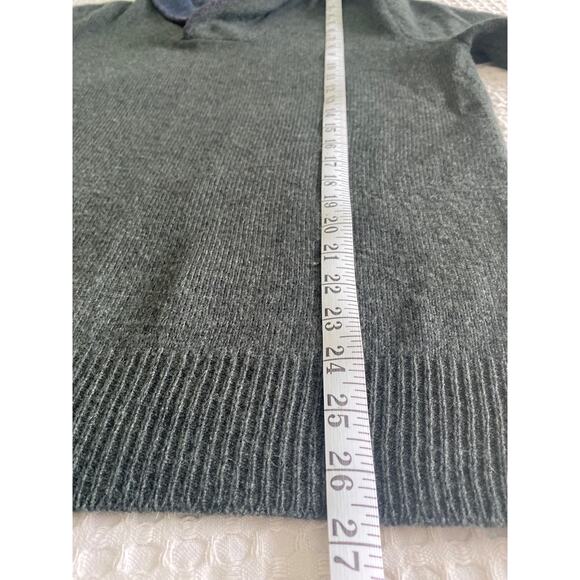 ANAPO Men’s Green Blue Lambs Wool Pool Over B-Neck Sweater Sz M - Picture 5 of 7